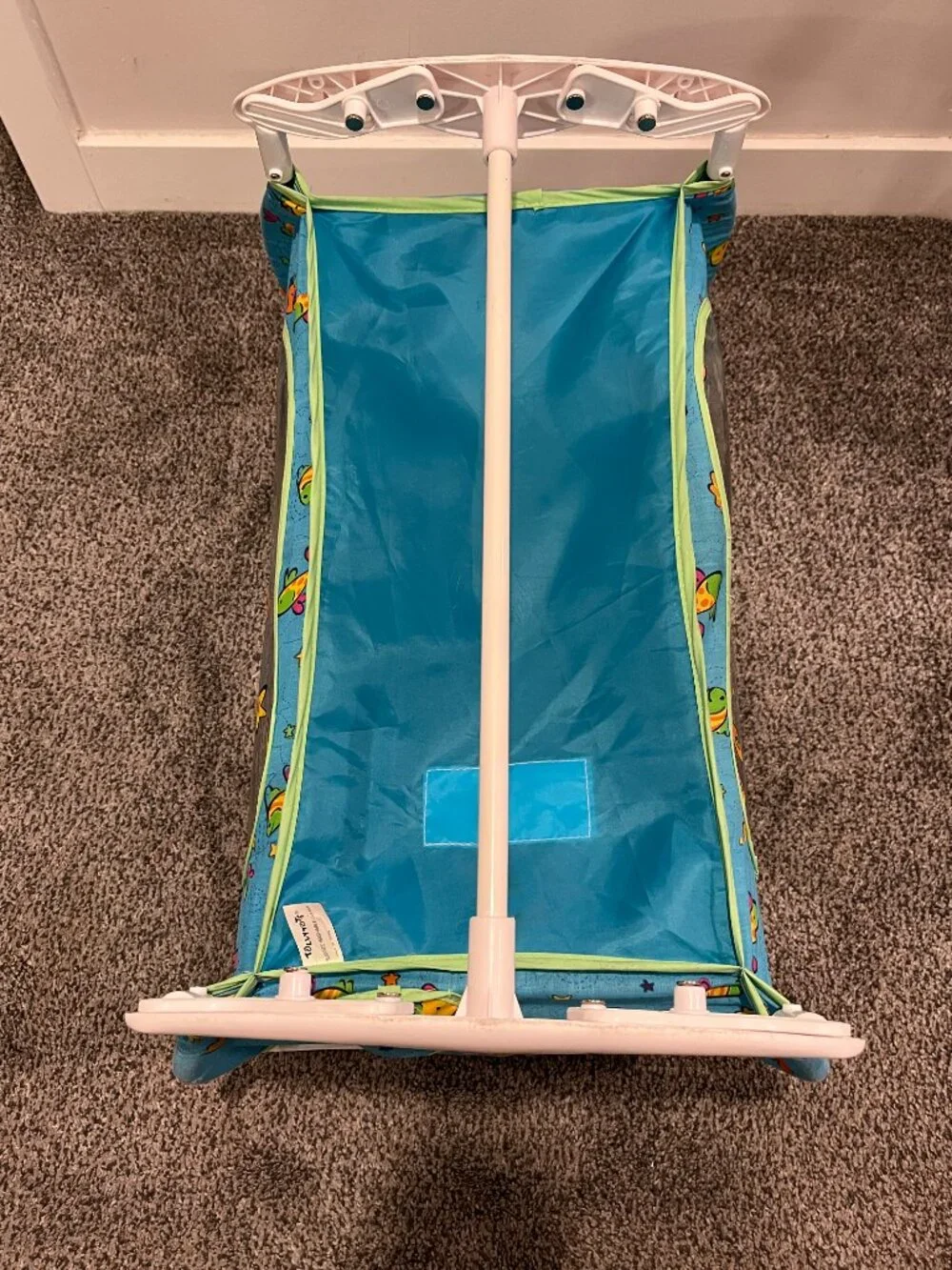 Fisher Price Doll Crib Cradle Rocker Ocean Wonders Tolly Tots Bassinet/Playpen